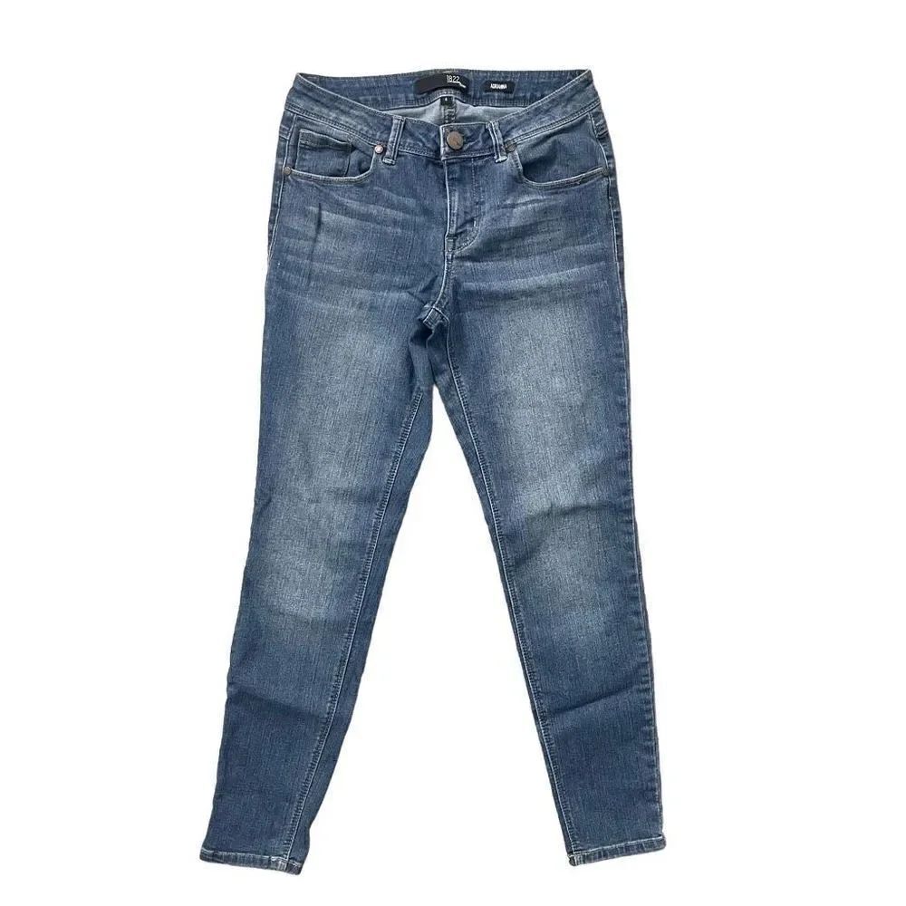1822 Denim Adrianna Women’s Mid Rise Skinny Denim Jeans Size 4